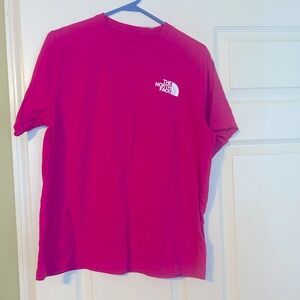 Pink Women’s North Face T-shirt size Medium worn once